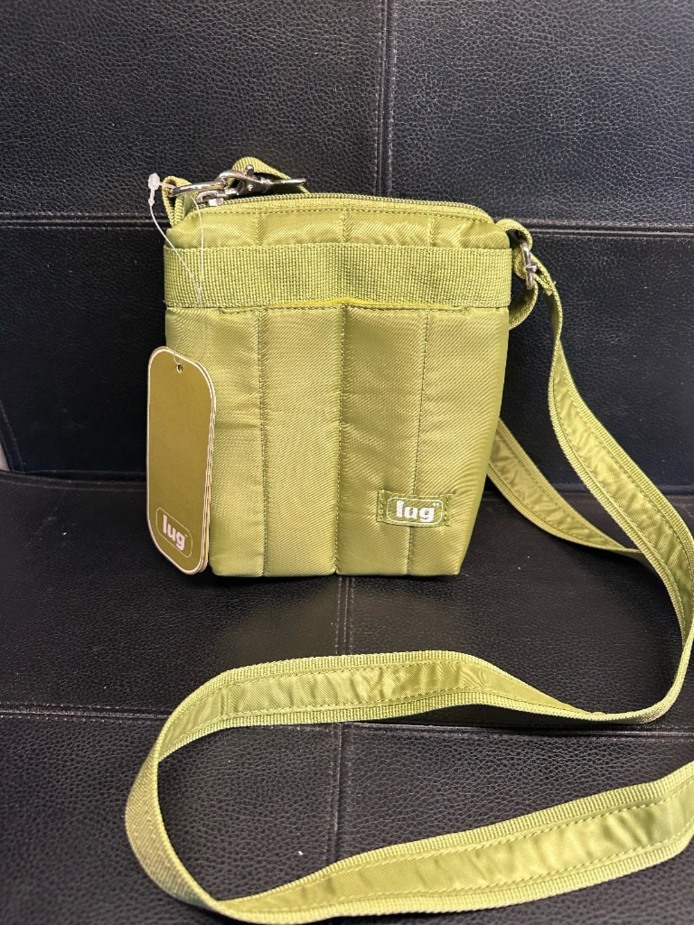 NWT Lug Crossbody Hopper Mini~  Grass Green